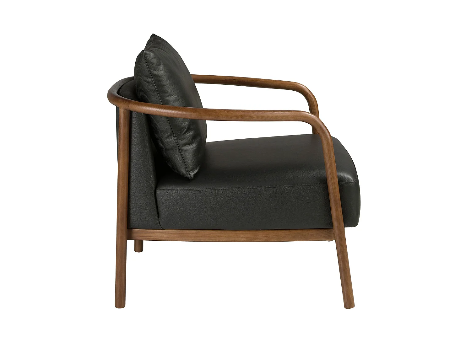 Fauteuil en cuir noir 5178 ANGEL CERDA
