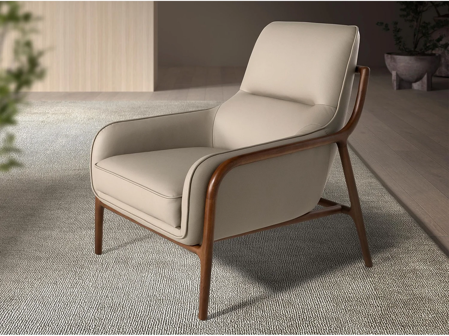 Vossenleren fauteuil 5177 ANGEL CERDA