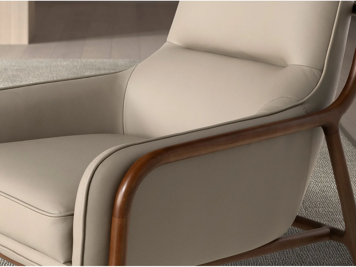Vossenleren fauteuil 5177 ANGEL CERDA