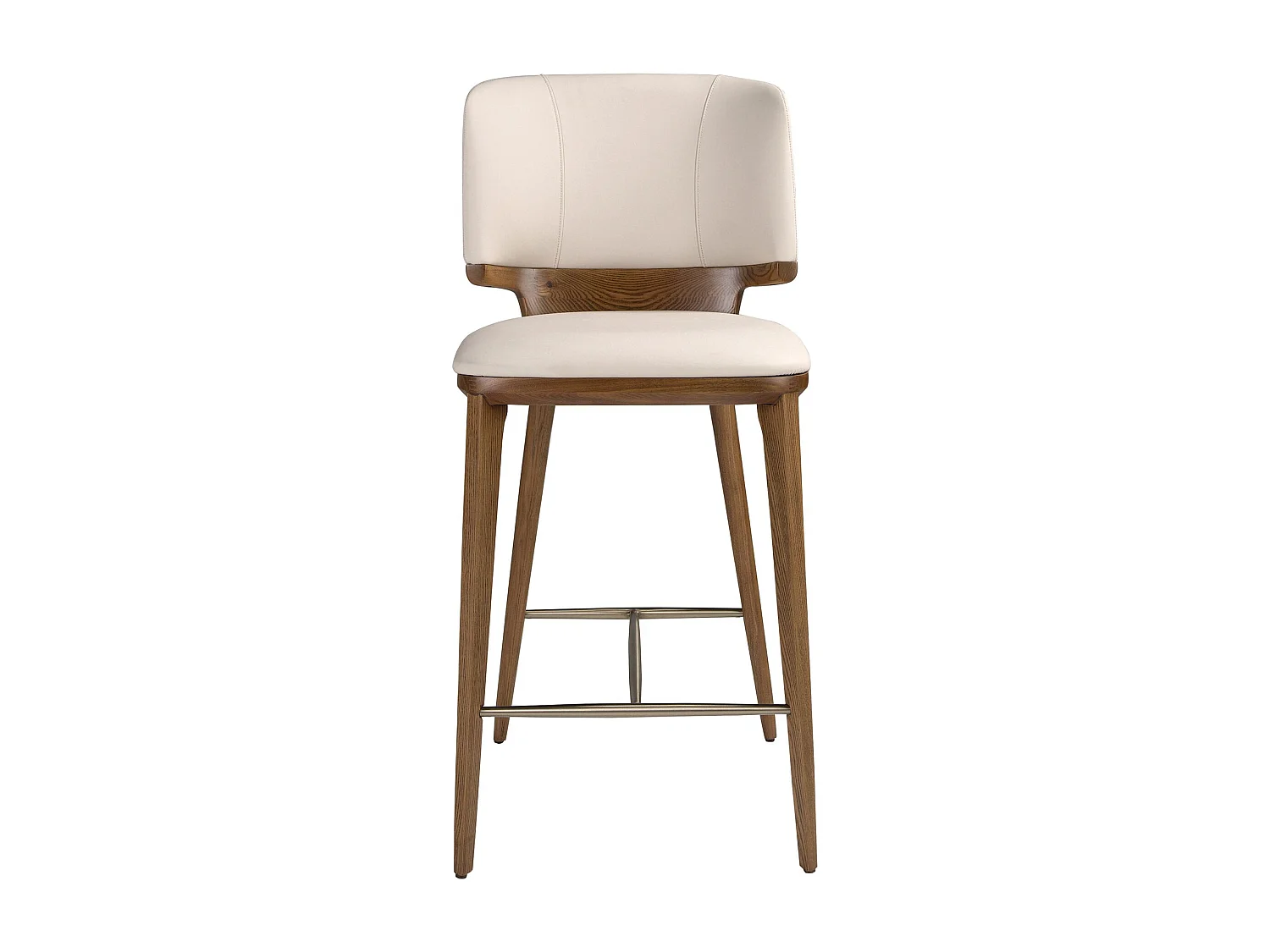 Tabouret similicuir crème 4208 ANGEL CERDA