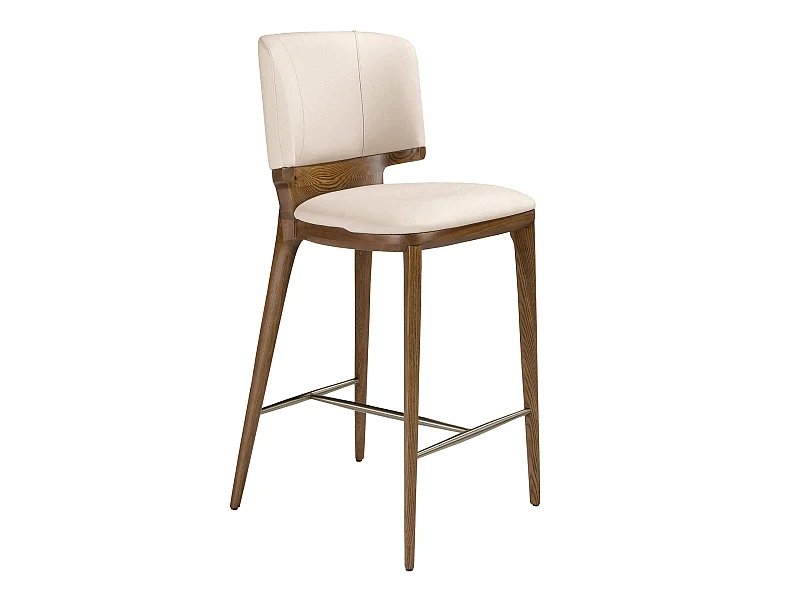 Sgabello similipelle crema 4208 ANGEL CERDA