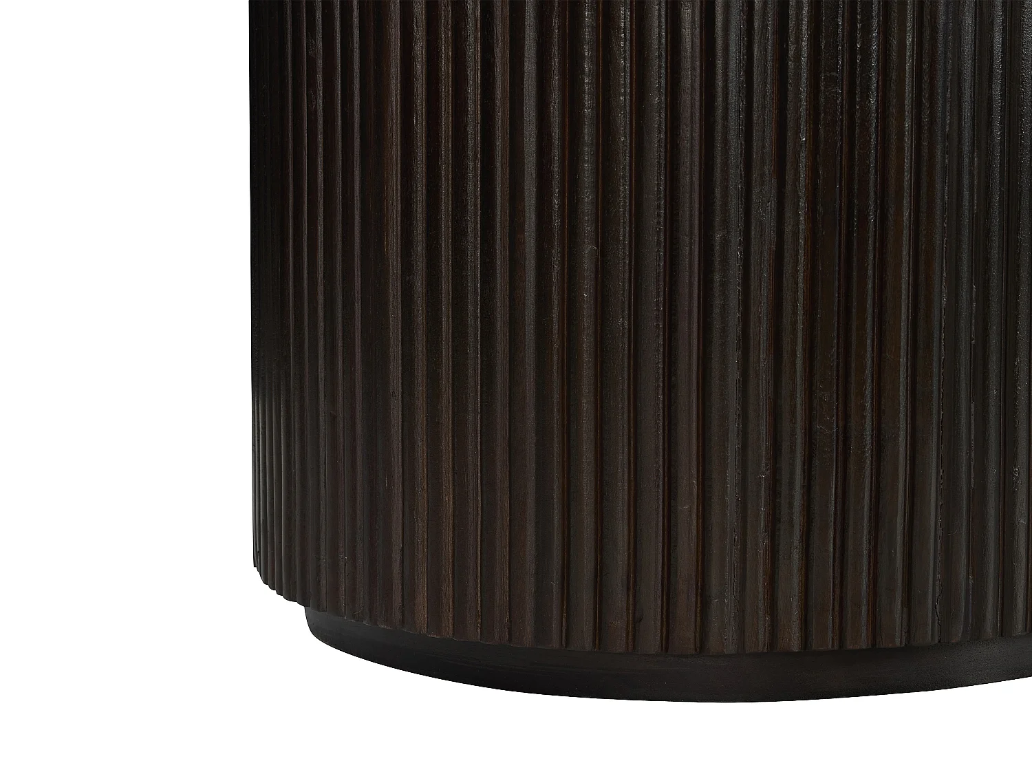 Table basse en marbre et bois d'acacia - Blanc et naturel foncé - ASKAM