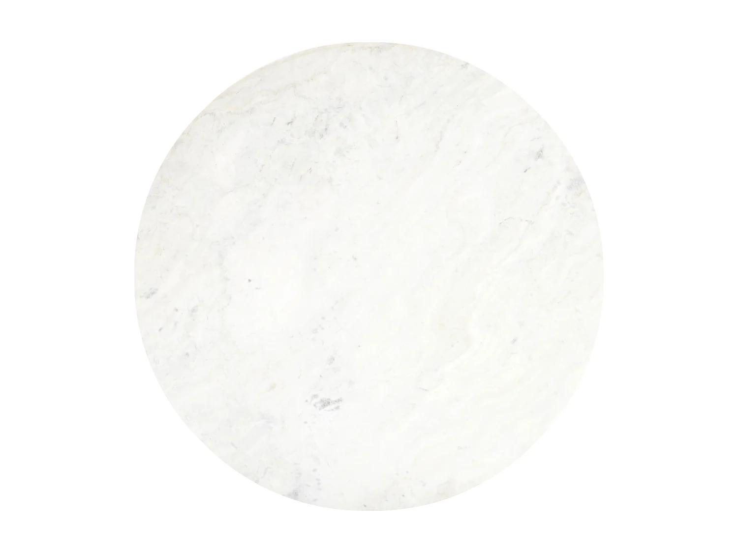 Table basse en marbre et bois d'acacia - Blanc et naturel foncé - ASKAM