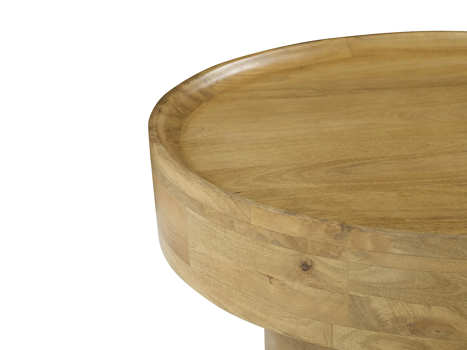 Table basse en bois de manguier - Naturel clair - LESWAL