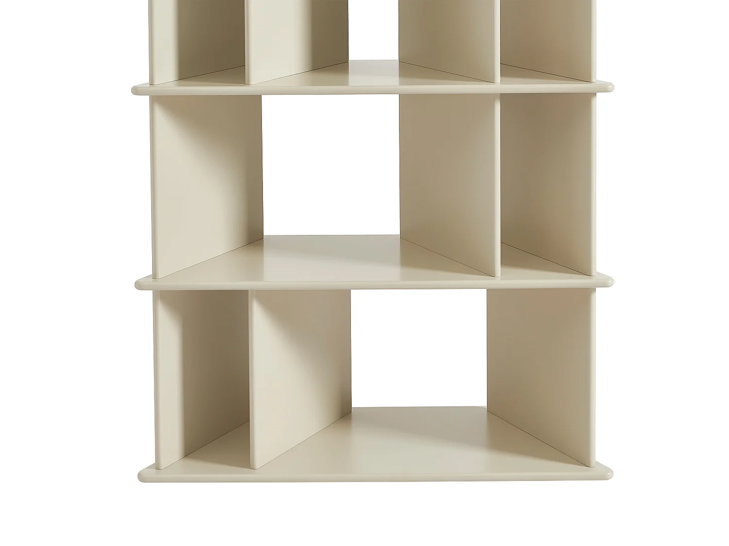 Bibliothèque avec 10 niches en MDF - Beige - MORENCI