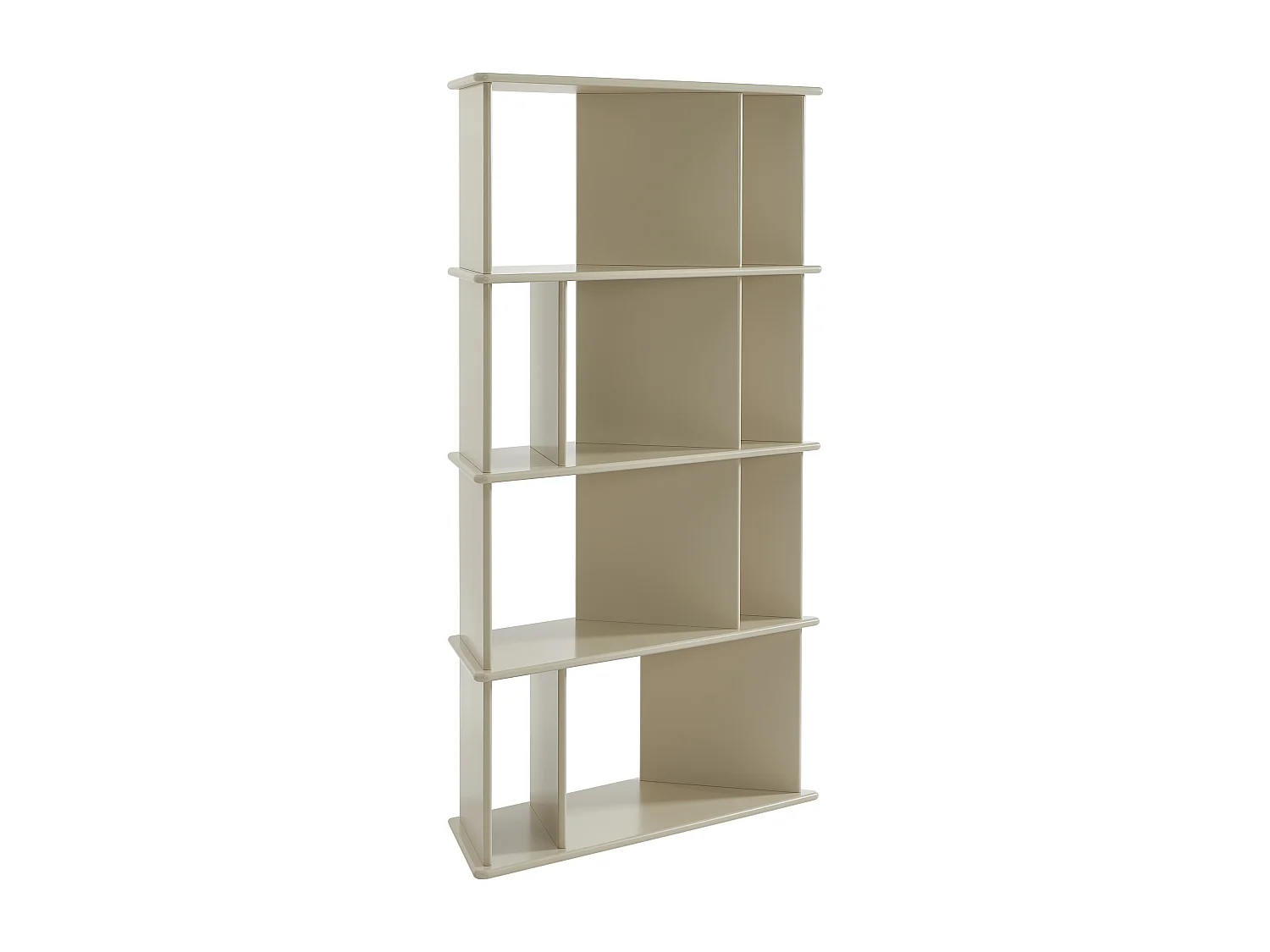 Bibliothèque avec 10 niches en MDF - Beige - MORENCI