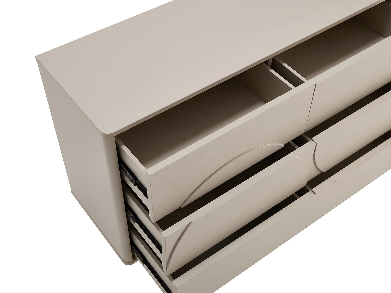 Commode 6 tiroirs - Beige - DELORINA