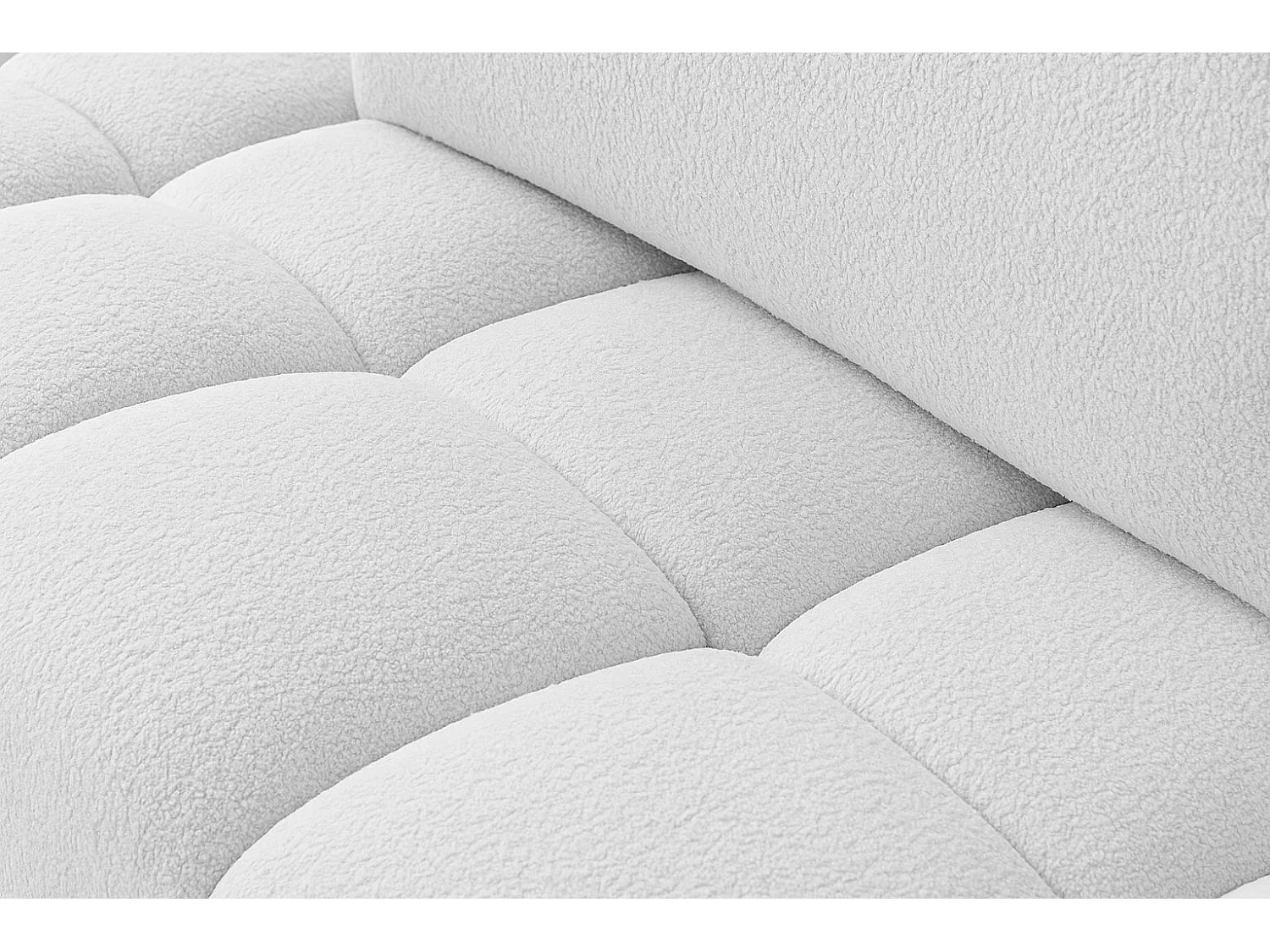 Canapé d'Angle réversible avec fonction de couchage FUMO du fabricant blanc