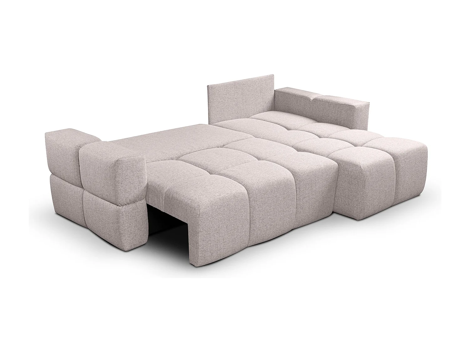Canapé d'Angle réversible avec fonction de couchage FUMO du fabricant beige