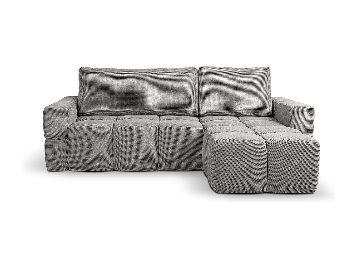 Canapé d'Angle réversible avec fonction de couchage FUMO du fabricant gris