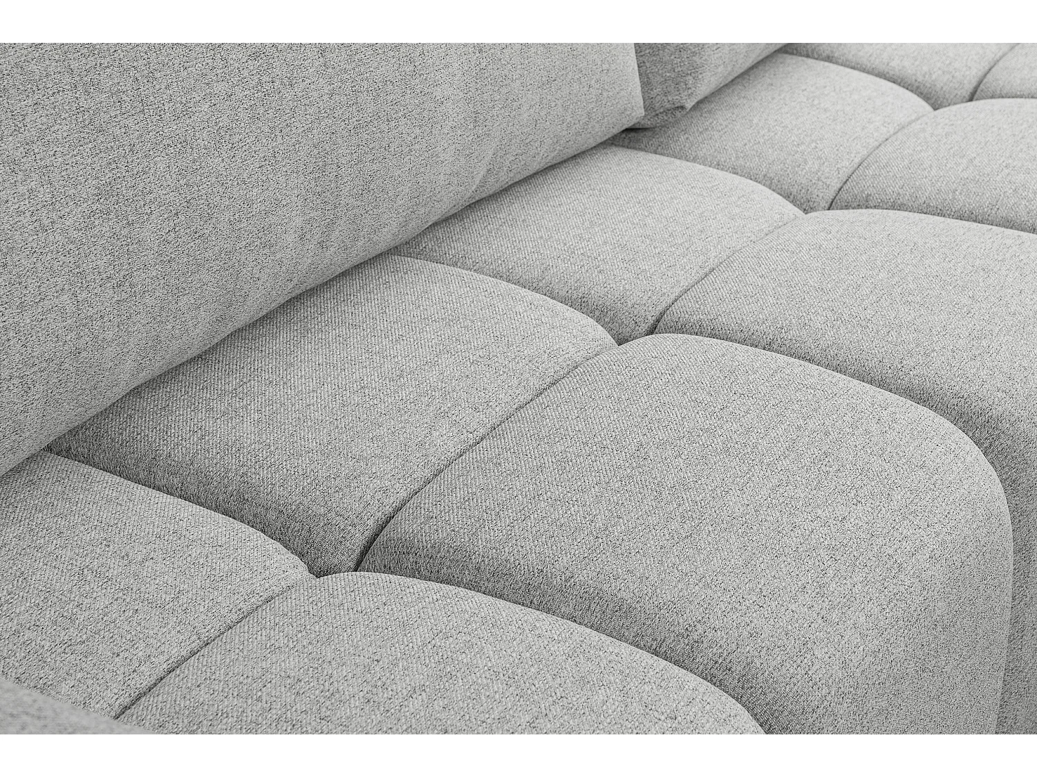 Canapé d'Angle réversible avec fonction de couchage FUMO du fabricant gris clair
