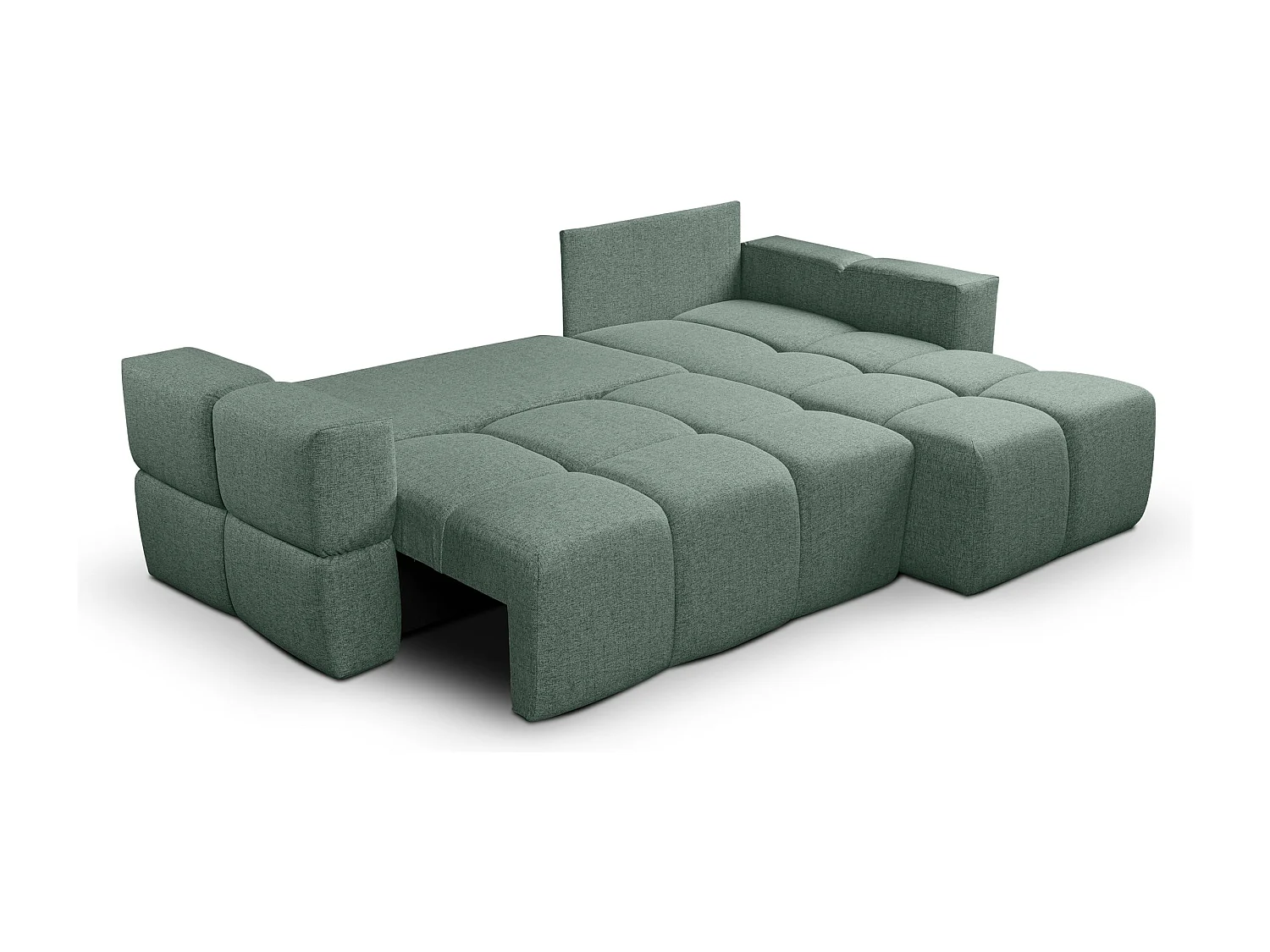 Canapé d'Angle réversible avec fonction de couchage FUMO du fabricant vert