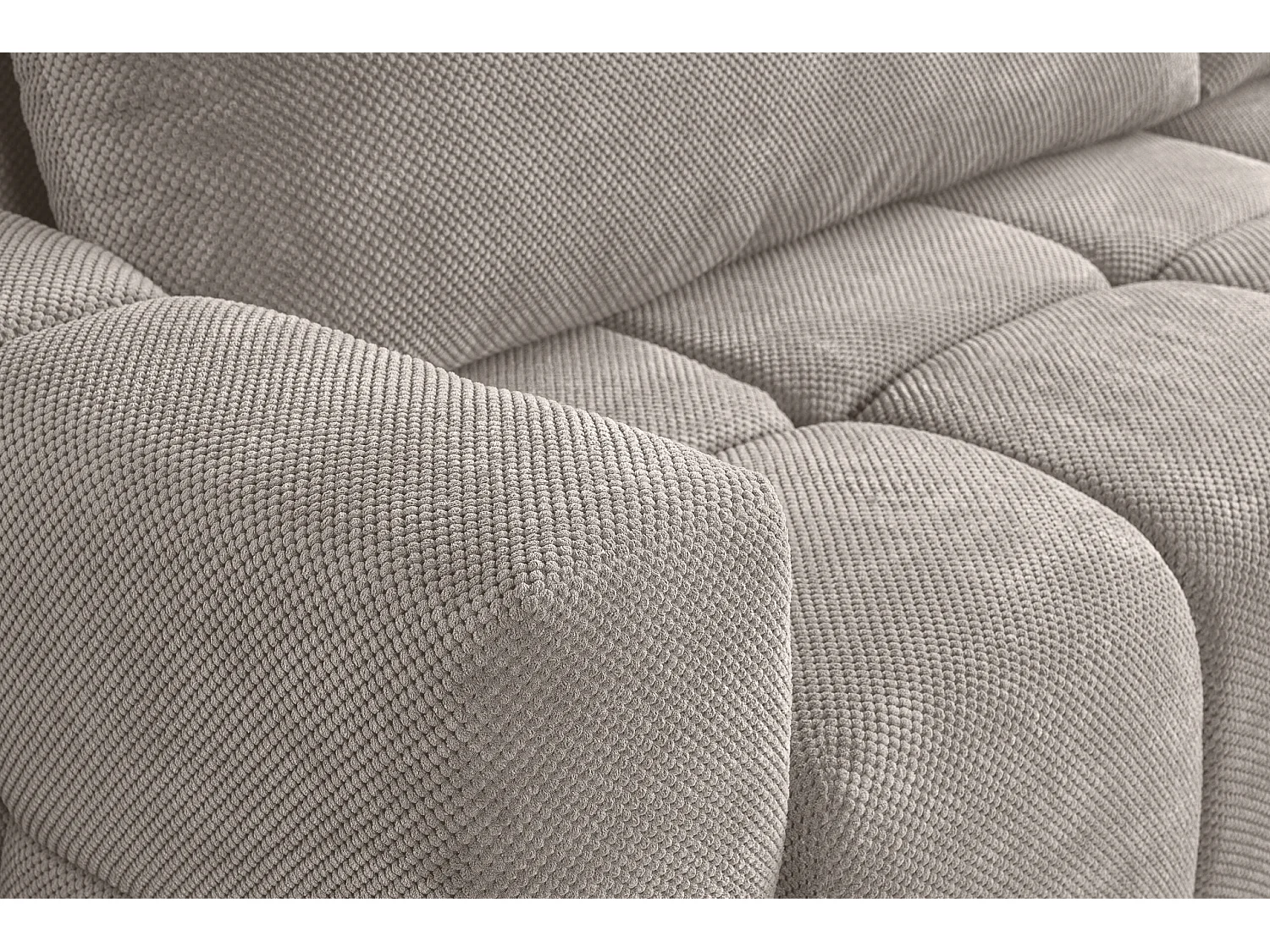 Canapé d'Angle réversible avec fonction de couchage FUMO du fabricant beige