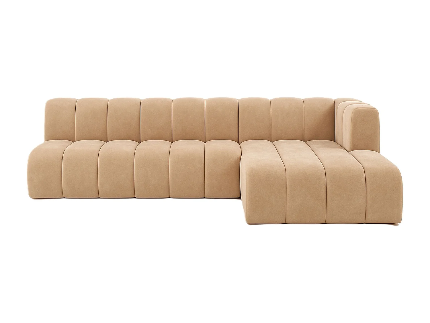 Ecksofa GRAND L 295 cm, stoff Salvador, Beige, Rechts