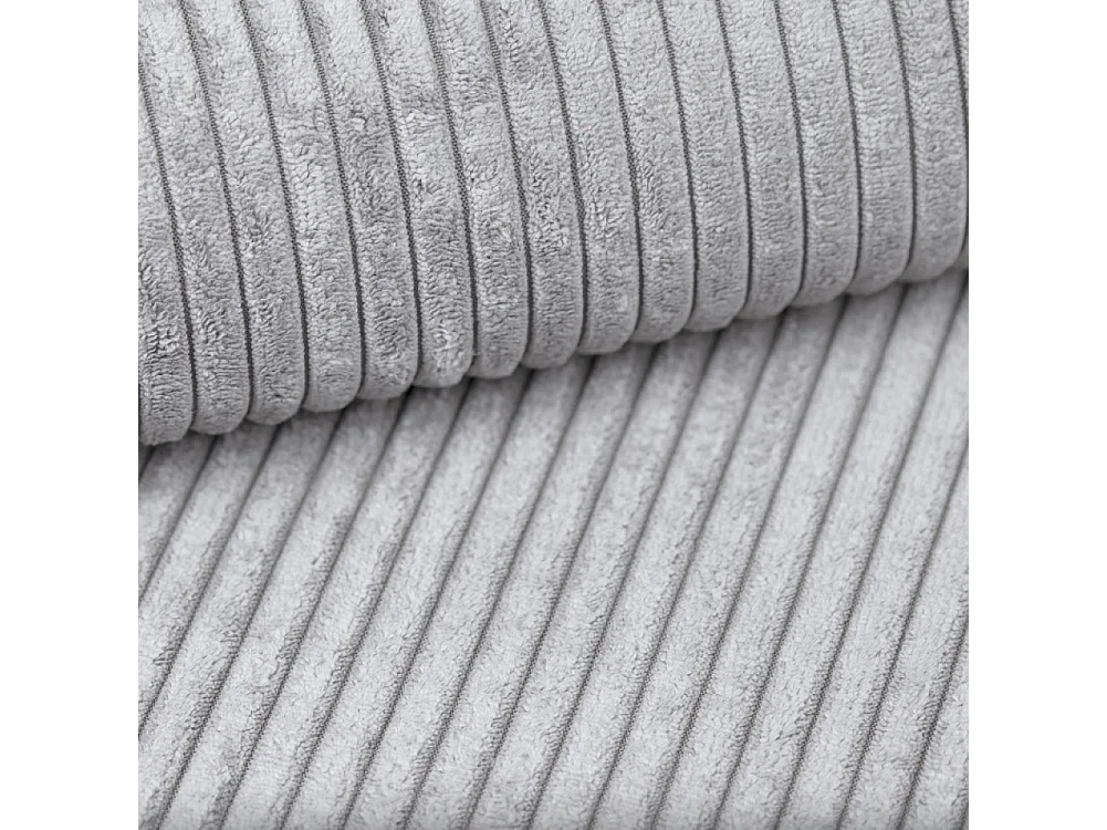 Canapé-lit NELIA avec compartiment de rangement, tissu Poso, gris clair