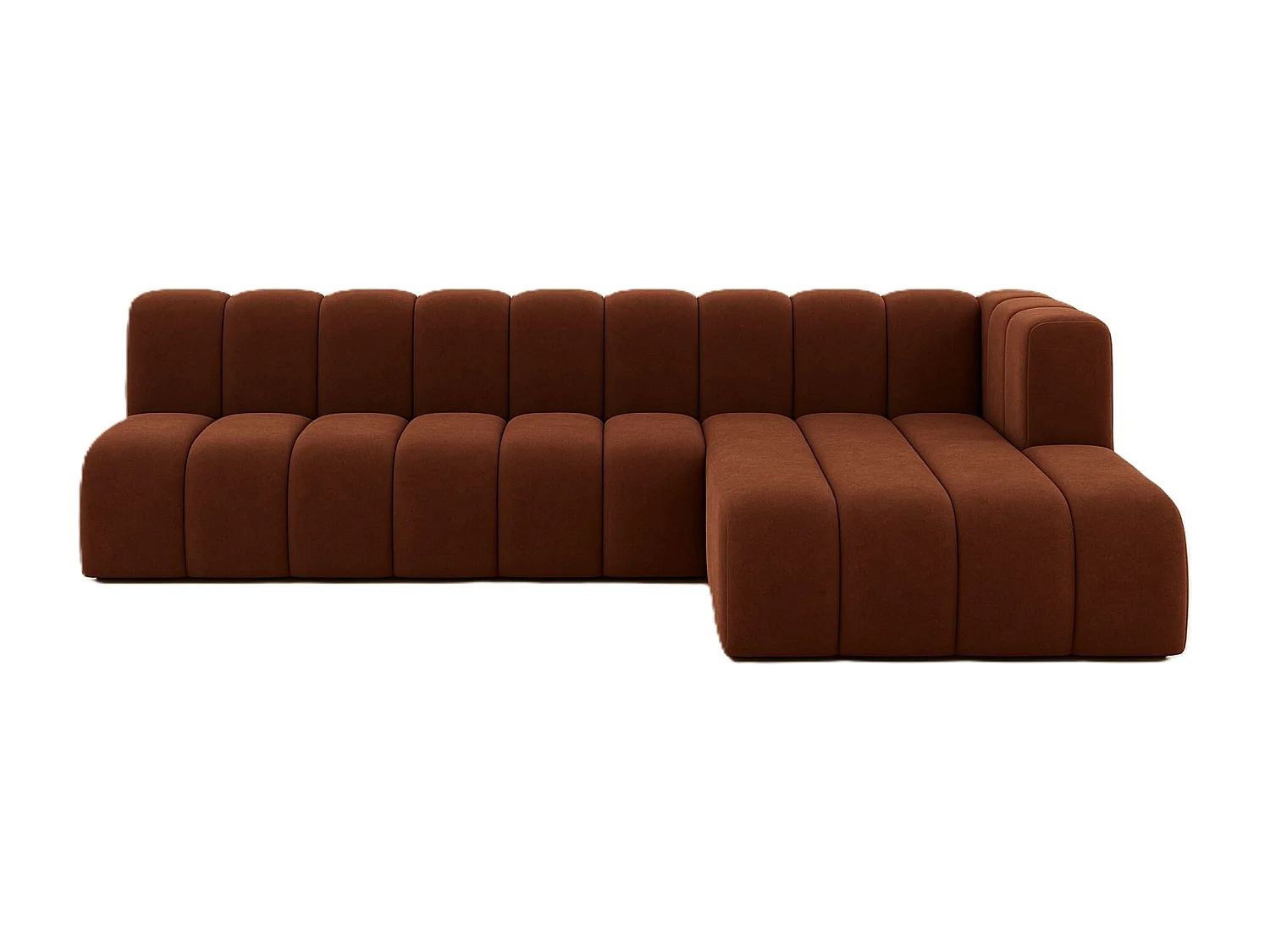 Ecksofa GRAND L 295 cm, stoff Salvador, Dunkelbraun, Rechts