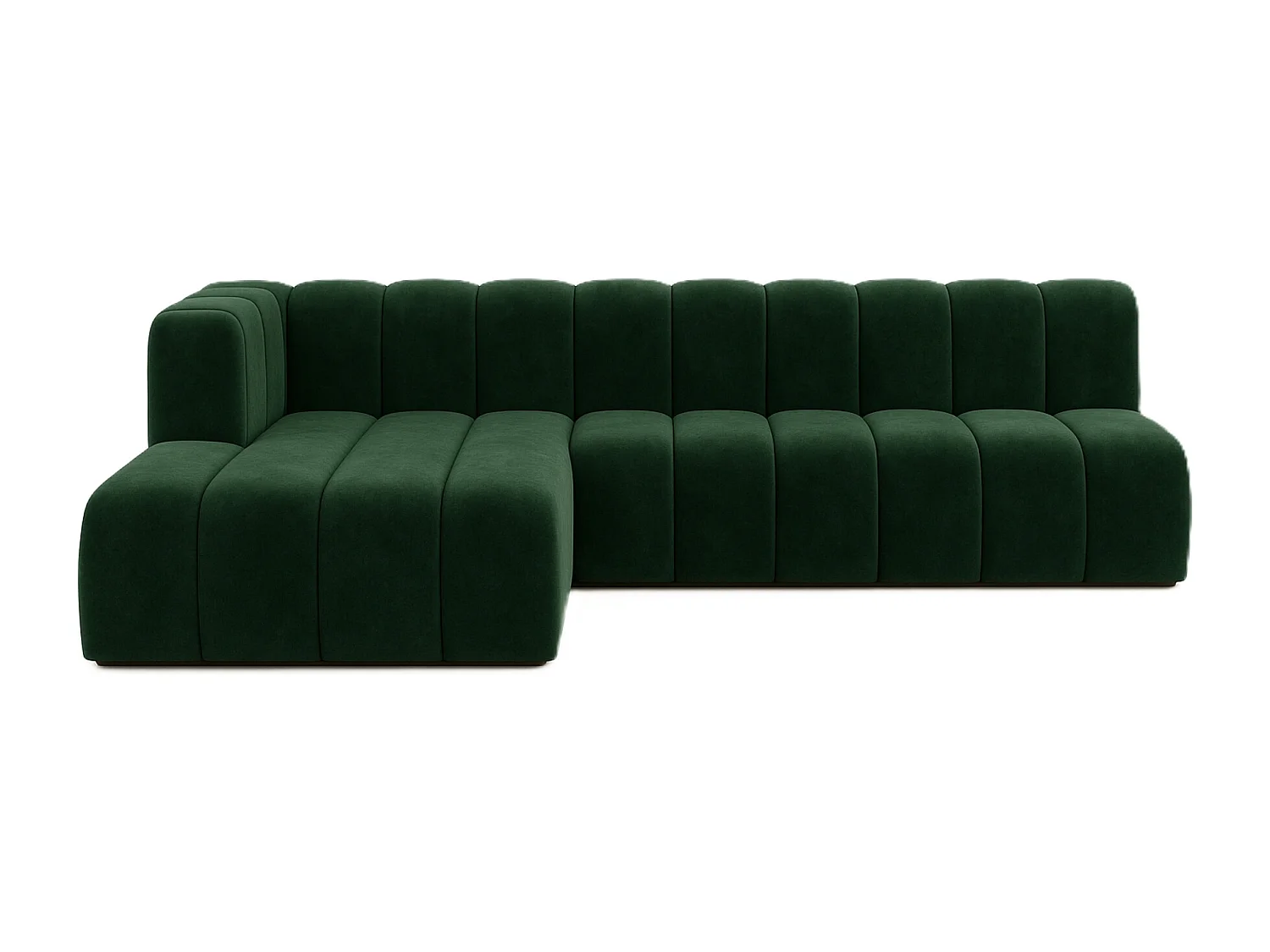 Ecksofa GRAND L 295 cm, stoff Salvador, Grün, Links
