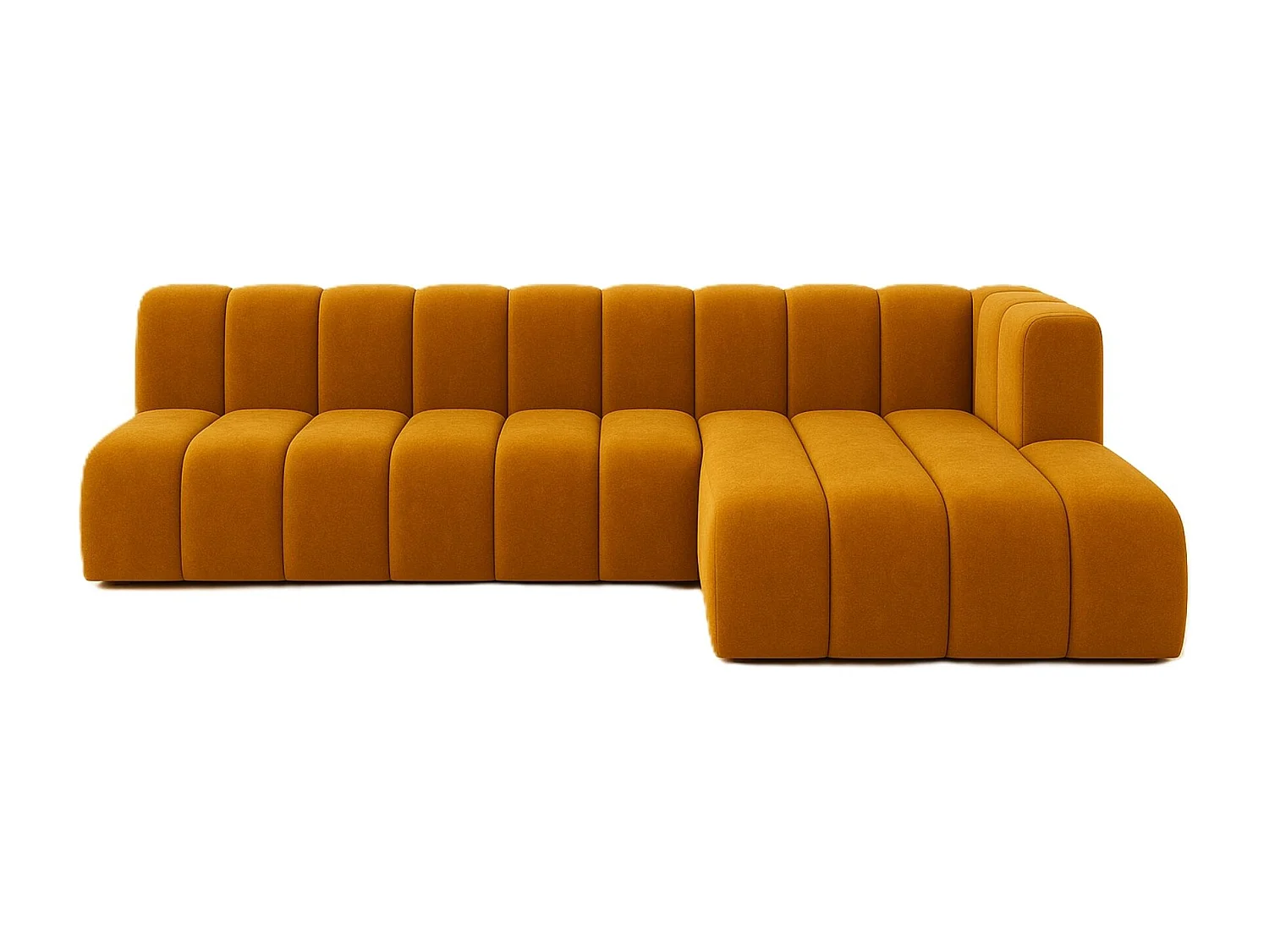 Ecksofa GRAND L 295 cm, stoff Salvador, Gelb, Rechts