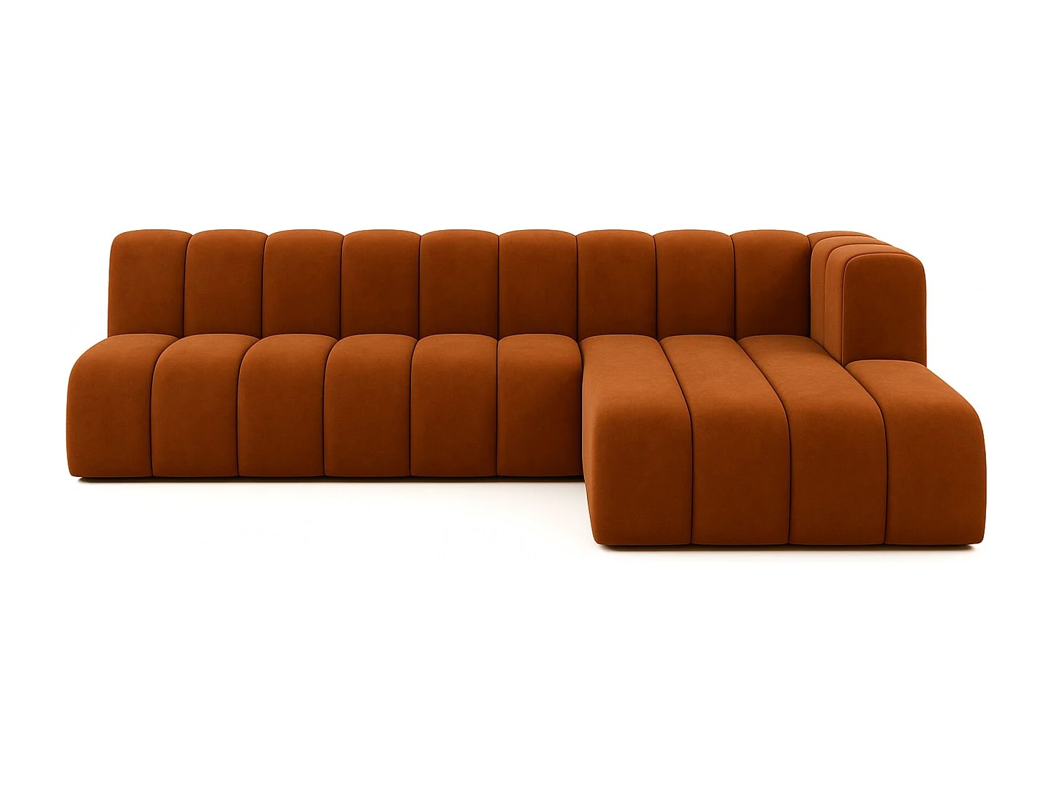 Ecksofa GRAND L 295 cm, stoff Salvador, Braun, Rechts