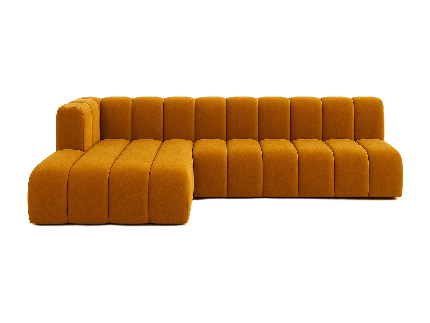 Ecksofa GRAND L 295 cm, stoff Salvador, Gelb, Links
