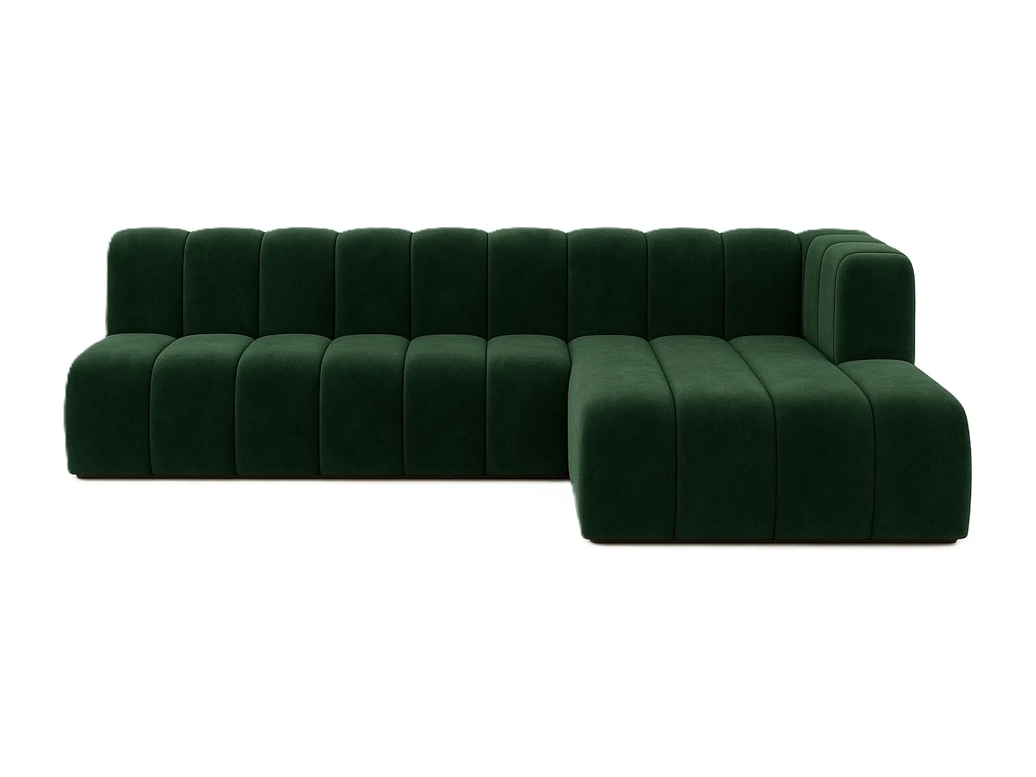 Ecksofa GRAND L 295 cm, stoff Salvador, Grün, Rechts