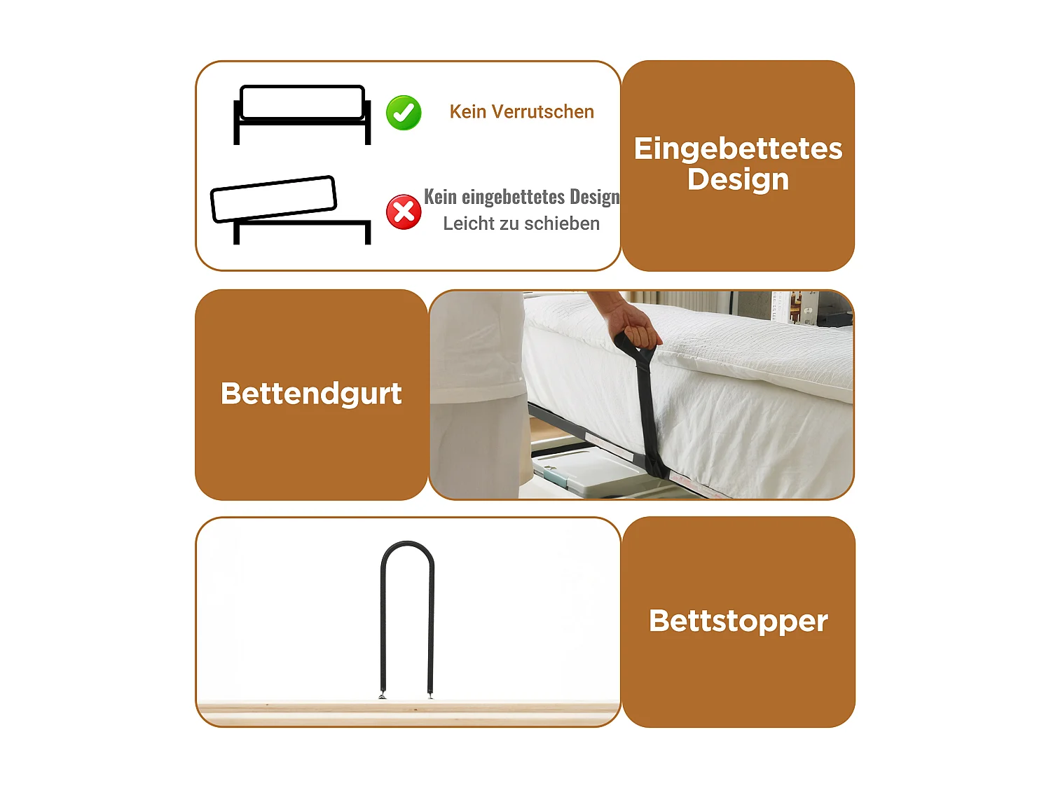 Gepolstertes Schlafsofa - 140 x 200 cm - mit LEDs + hydraulischem Stauraum + L-förmigem Kopfteil mit Stauraum - Leinen - grau (mit Matratze)