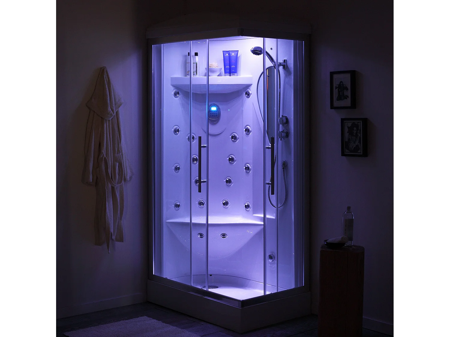 Cabine De Douche Hydromassage 70X110 Gauche | Iride