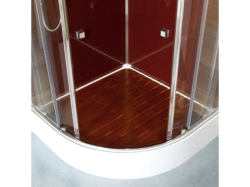 Cabine Box De Douche Avec Hydromassage 90X90 Semi-Circulaire | Cosmo