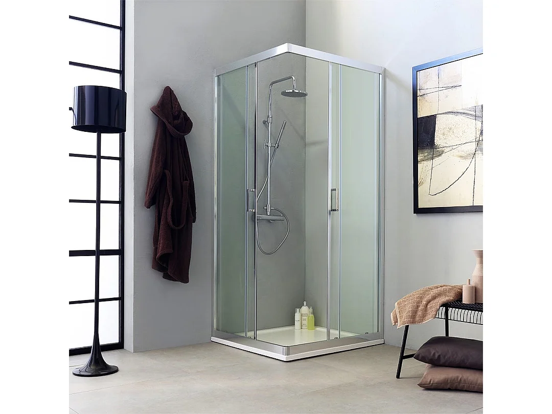 Cabine De Douche 70X70 Profilé Plat Et Design Moderne | Fly