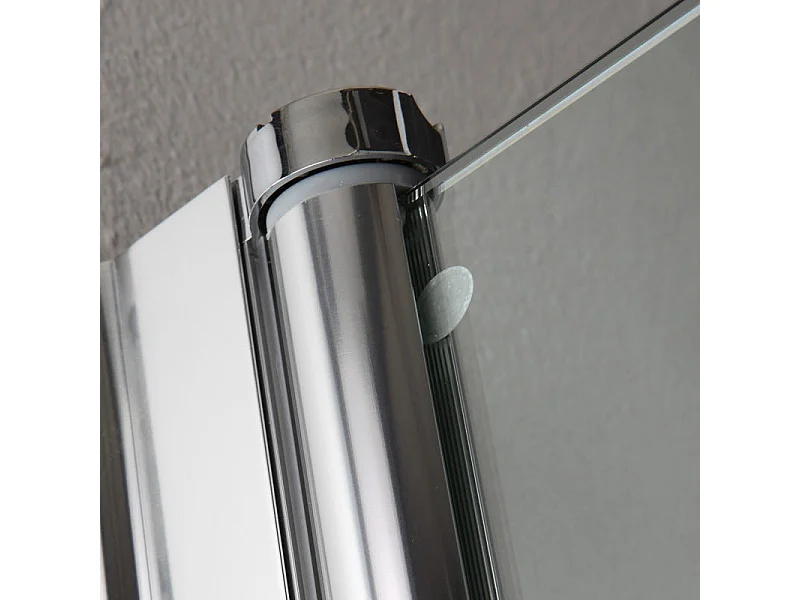 Cabine De Douche Cristal Carée A Deux Battants En Verre 70X70 Cm | Cristal