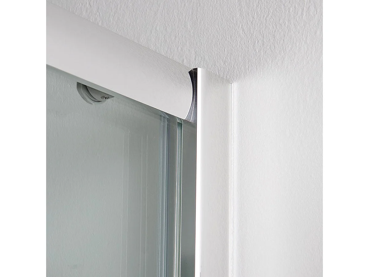 Cabine De Douche 3 Faces 80X120x80 Verre Clair 6Mm