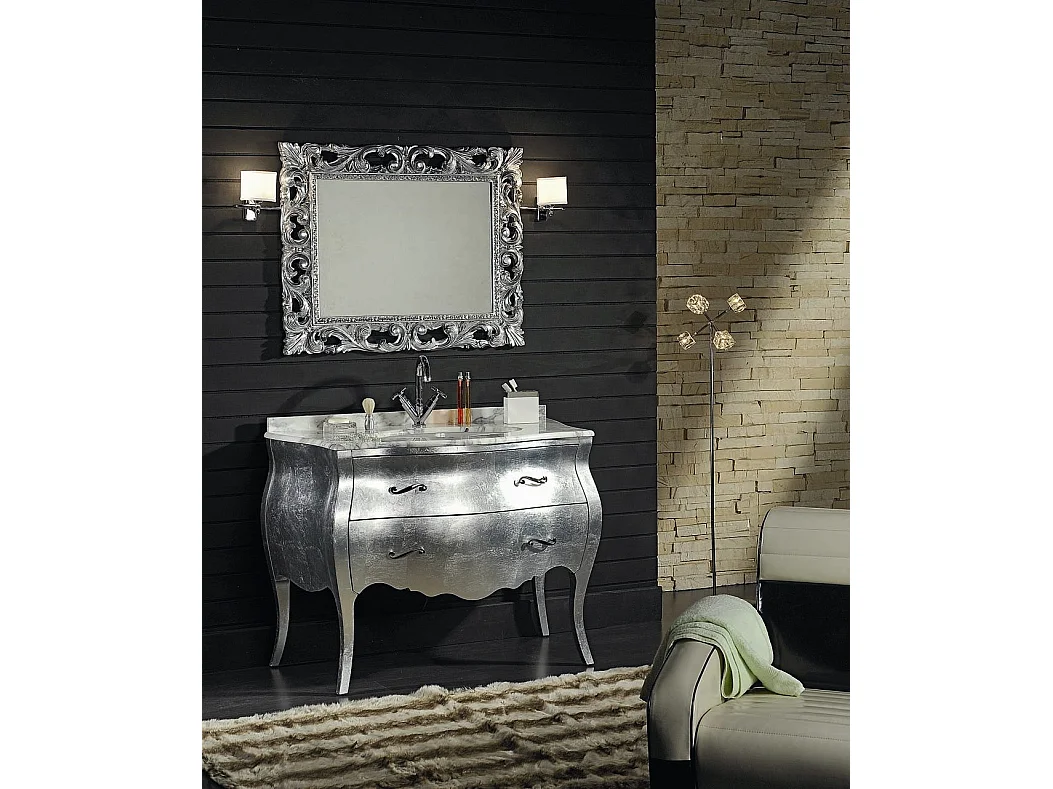 Meuble Baroque Style Baroque Shabby Pour Salle De Bains Avec Tiroirs Et Miroir