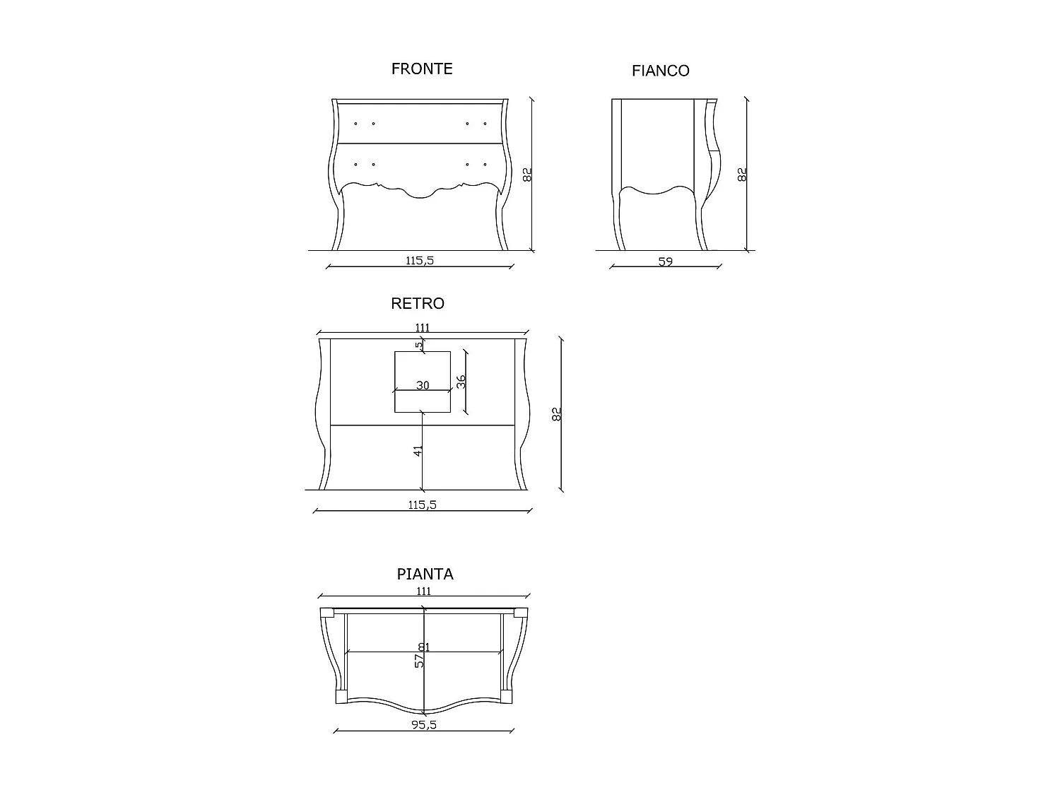 Meuble Baroque Style Baroque Shabby Pour Salle De Bains Avec Tiroirs Et Miroir