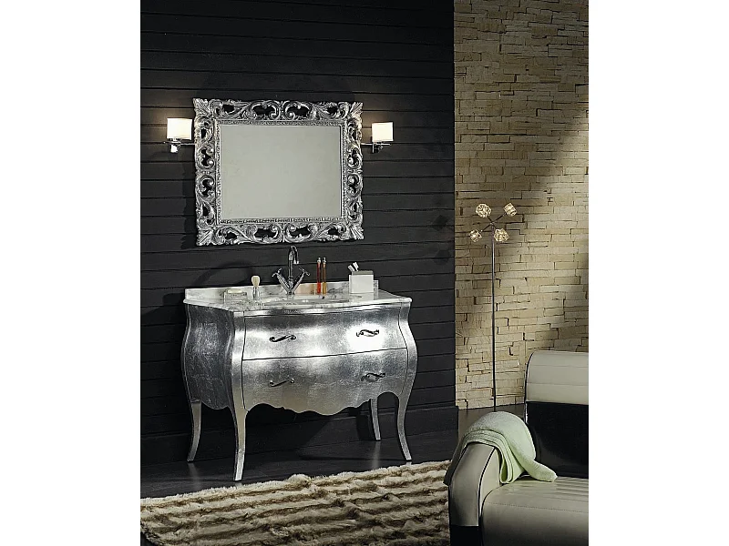 Meuble Baroque Style Baroque Shabby Pour Salle De Bains Avec Tiroirs Et Miroir