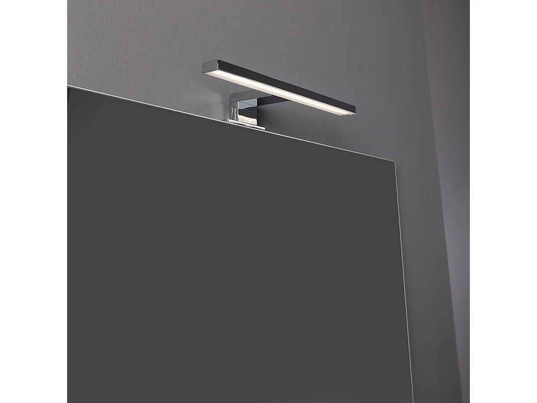 Meuble De Salle De Bains Suspendu En Orme De 90Cm Avec Lavabo Décentré À Droite | Malaga