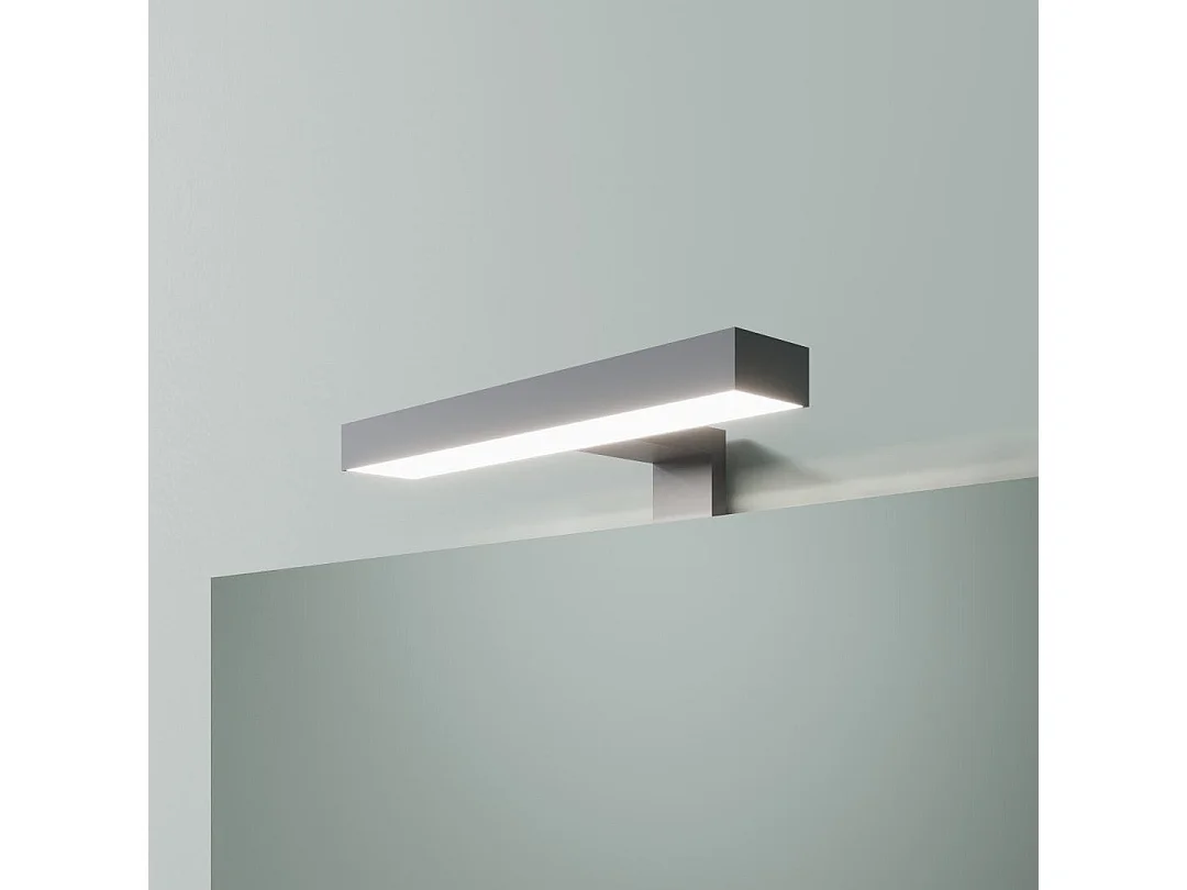 Meuble Salle De Bains À Suspendre 100 Cm, Chêne Blanc Brillant, Vasque À Poser | Elba