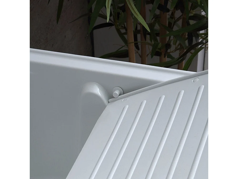 Mobile De Lavage 60X50 Cm Résine Avec Deep Puits