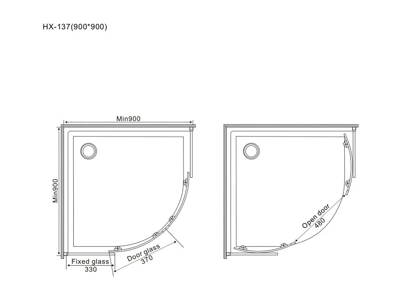 Cabine De Douche Multifonction Avec Hydromassage 90X90 | Vesuvio