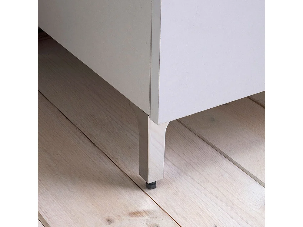 Lavoir Avec Meuble 45X50 Cm Blanc Avec Planche Incluse