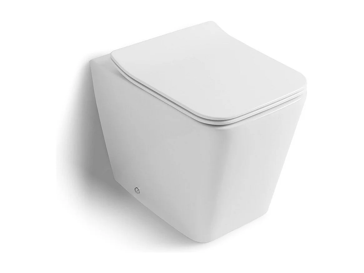 Wc À Poser En Céramique Sans Rebord | Rock