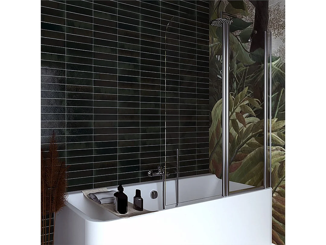 Double Paroi Suspendue 120Cm Avec Élément Pivotant | Giada