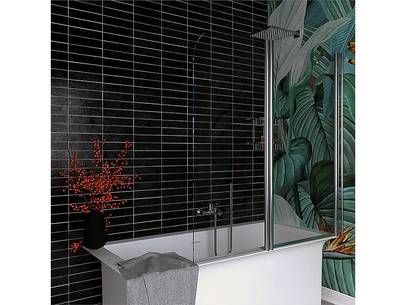 Cloison Pliante 140Cm Verre Clair | Giada