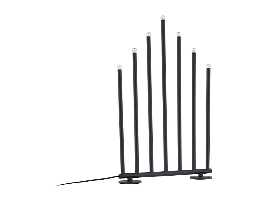 Lampe à Poser Bougeoir "Bjornfjallet" 50cm Noir