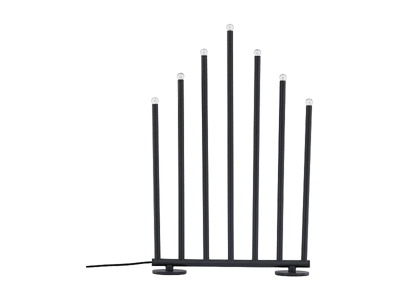 Lampe à Poser Bougeoir "Bjornfjallet" 50cm Noir