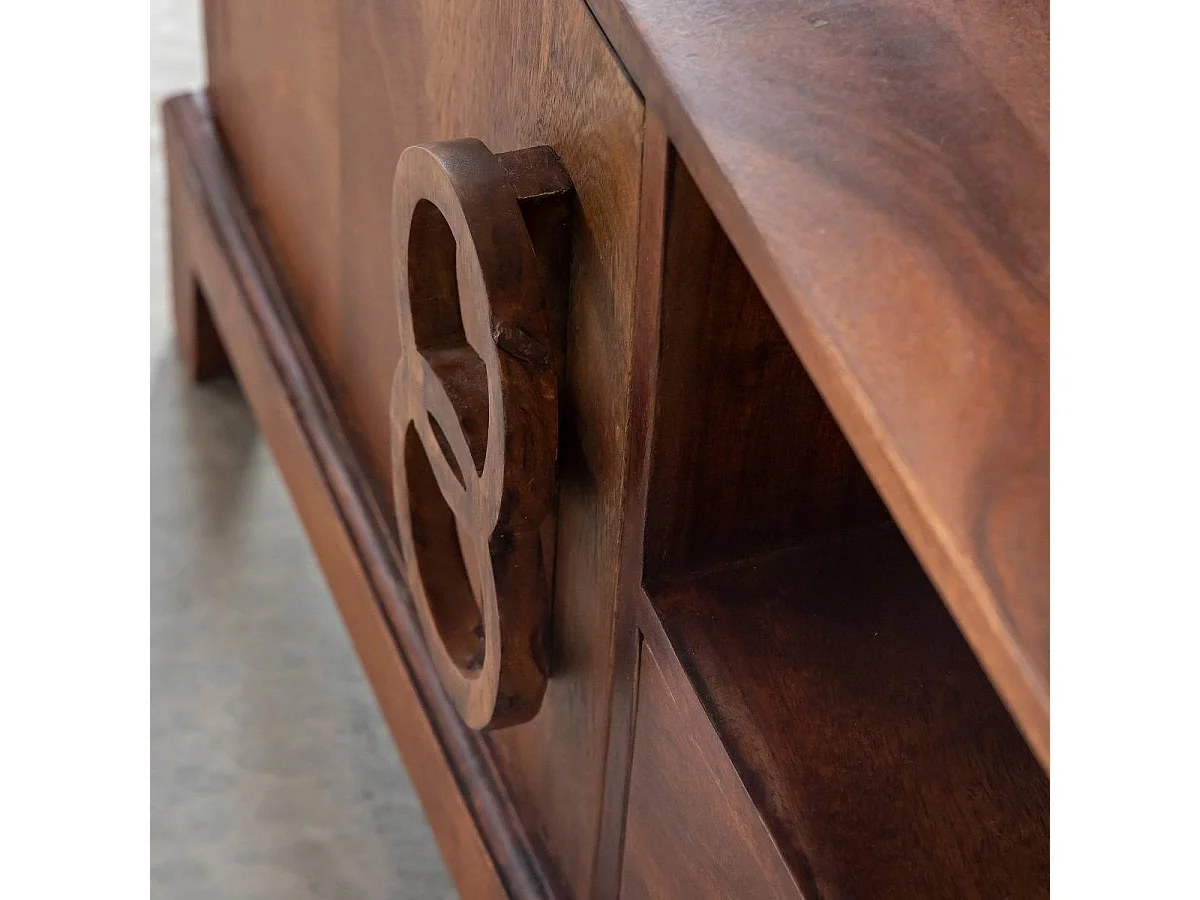 Meuble TV en bois d'acacia Quilla