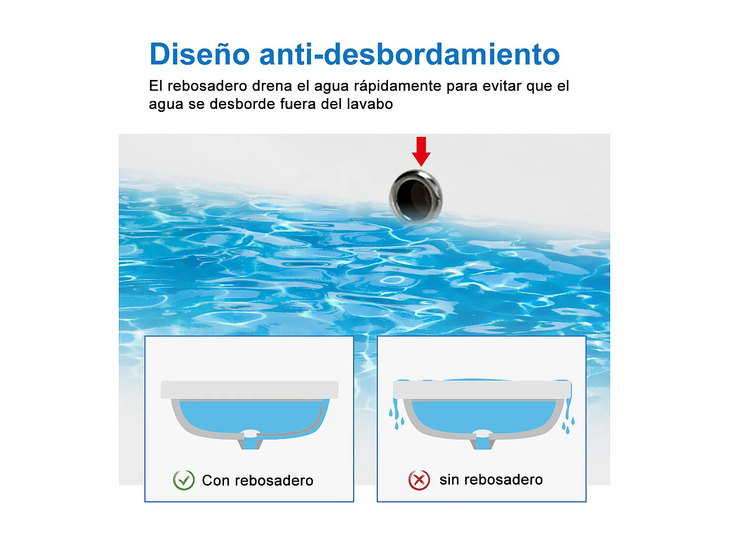 AICA SANITARIOS Lavabo de Baño,Lavabo Empotrado Rectangular,120 x 46.5 x 17.5 cm,Encimera Espaciosa, Fácil de Limpiar.