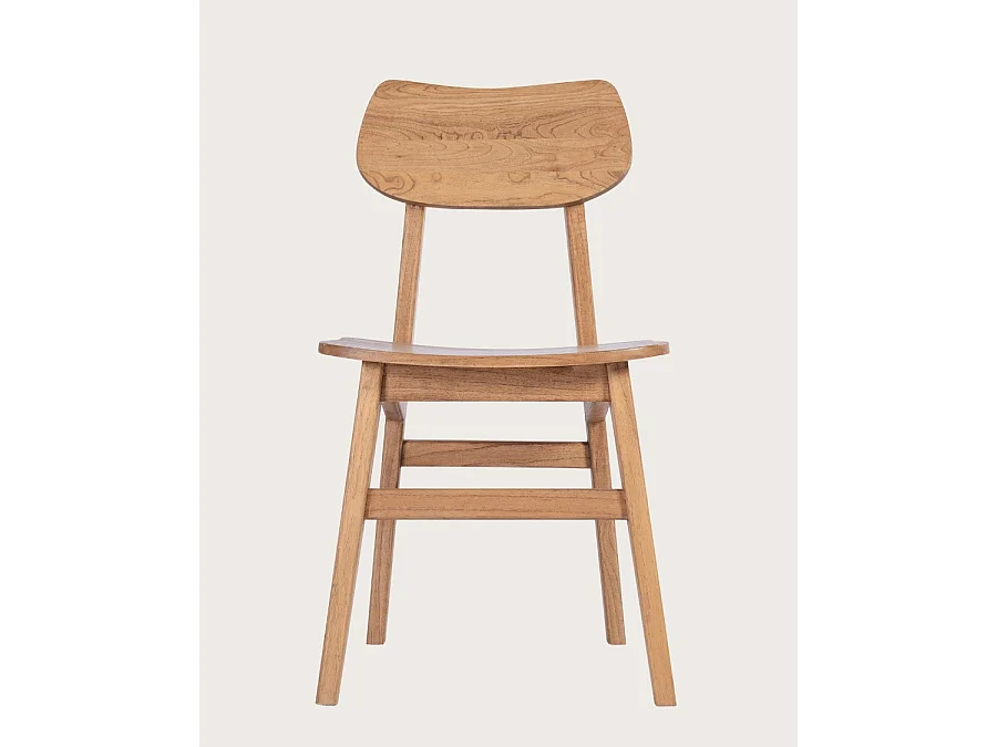 Yuna - Chaise en bois massif de mindi