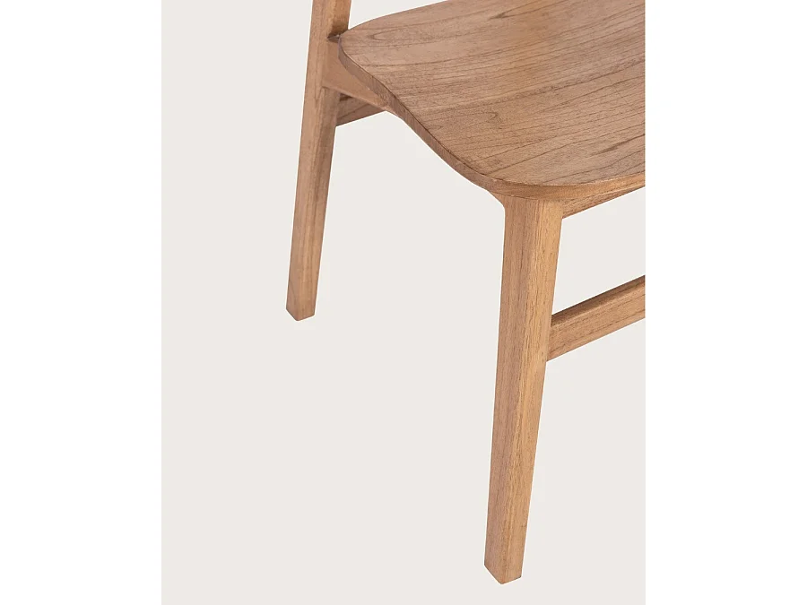 Yuna - Chaise en bois massif de mindi