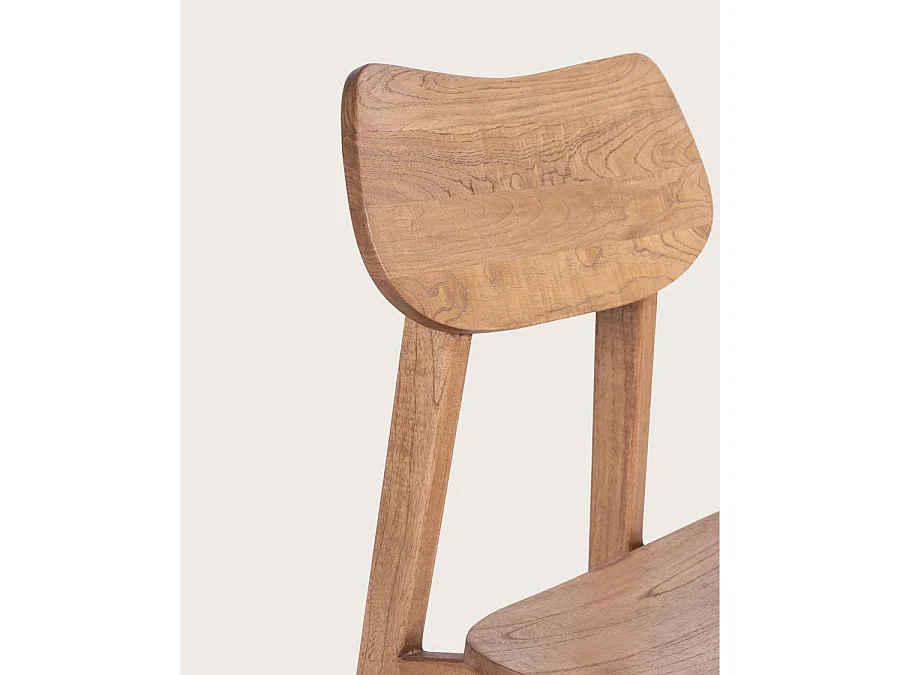 Yuna - Chaise en bois massif de mindi