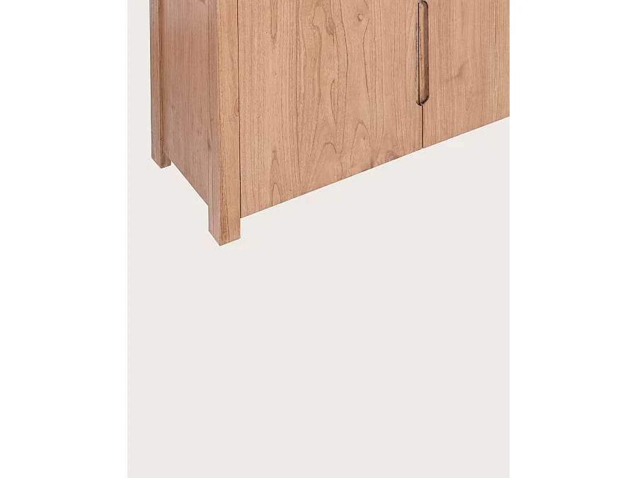 Orlya -  Grande Bibliothèque en bois massif de mindi